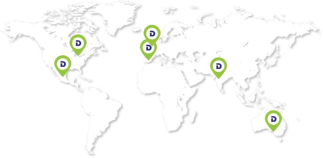 Danlaw map with markers